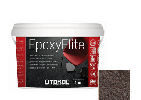 Затирка эпоксидная для швов Litokol Epoxyelite E.13 темный шоколад 1 кг