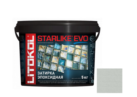 Затирка эпоксидная для швов Litokol Starlike Evo S.700 Crystal 5 кг