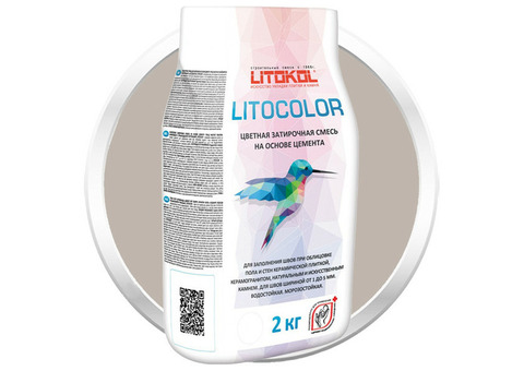 Смесь затирочная цементная для швов Litokol Litocolor L.11 серая 2 кг