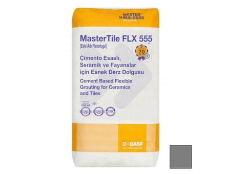 Затирка цементная для швов MBCC Group (BASF) MasterTile FLX555 серая 5 кг