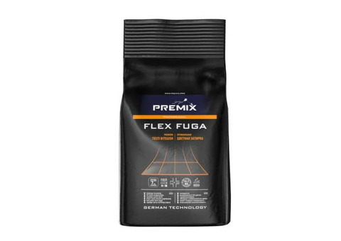 Затирка эластичная для швов Premix Flex Fuga серая 25 кг
