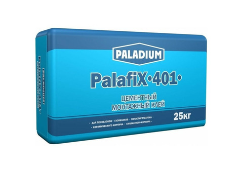 Клей для газобетонных блоков Paladium Палафикс-401 серый 25 кг