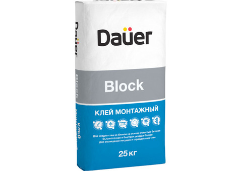 Клей монтажный Dauer Block 25 кг