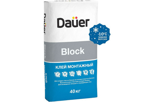 Клей монтажный Dauer Block Зима 40 кг