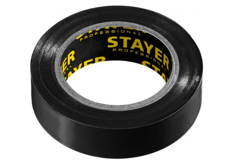 Изолента Stayer Protect-10 12291-D 15 мм черная 10 м