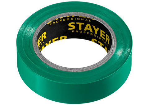 Изолента Stayer Protect-20 12292-G 19 мм зеленая 20 м