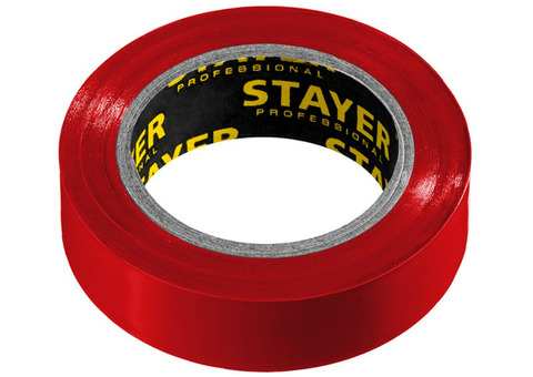 Изолента Stayer Protect-20 12292-R 19 мм красная 20 м