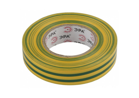 Изолента ПВХ Эра 43669/43652 19 мм желто-зеленая 20 м
