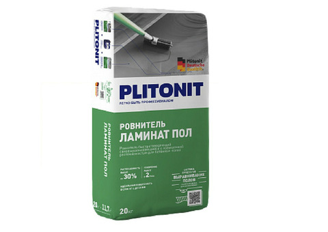 Ровнитель быстротвердеющий Plitonit Ламиинат Пол 20 кг