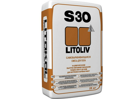 Смесь для пола самовыравнивающаяся Litokol Litoliv S30 25 кг