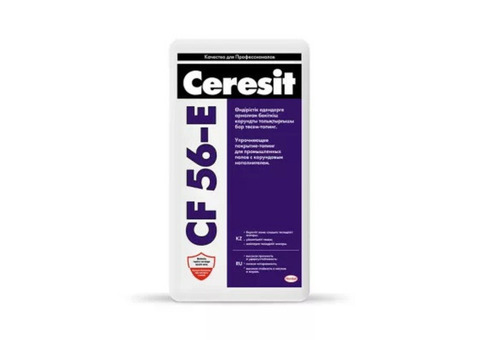 Покрытие-топпинг полимерцементное для промышленных полов с корундовым наполнителем Ceresit CF 56 E 25 кг