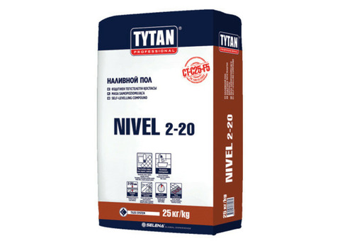 Пол наливной Tytan Nivel 2-20 TS23 25 кг