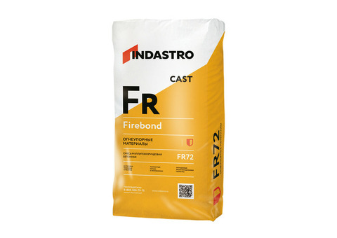 Смесь бетонная Indastro Firebond Cast FR72 муллитокорундовая 25 кг