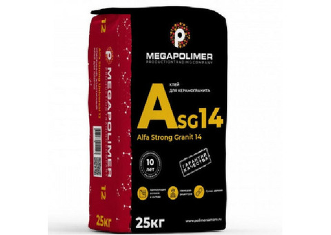 Клей для плитки Megapolimer Alfa Strong Granit 14 25 кг