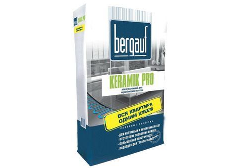 Клей для плитки Bergauf Keramik Pro усиленный 25 кг