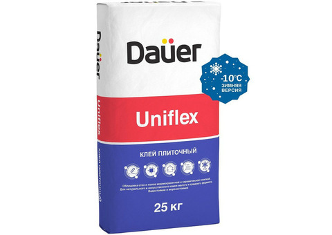 Клей для плитки Dauer Uniflex Зима 25 кг