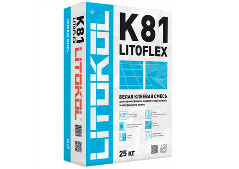 Клей для плитки Litokol Litoflex K81 25 кг