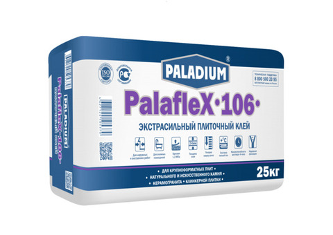 Клей для плитки Paladium PalafleX-106 экстрасильный 25 кг