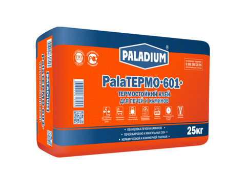 Клей для плитки Paladium PalaTermo-601 термостойкий 25 кг