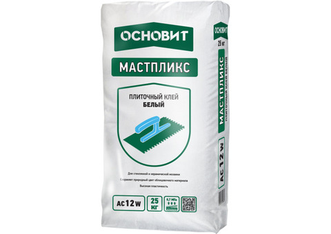 Клей для плитки Основит Мастпликс AC12 W 25 кг