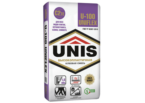 Клей эластичный Unis Uniflex U-100 25 кг