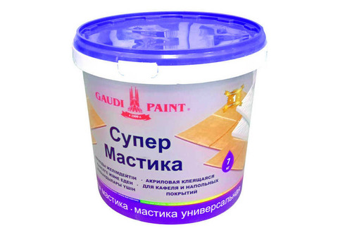 Клей акриловый Gaudi Paint Супер Мастика 7 кг