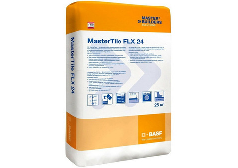 Клей для плитки MBCC Group (BASF) MasterTile FLX 24 эластичный универсальный 25 кг