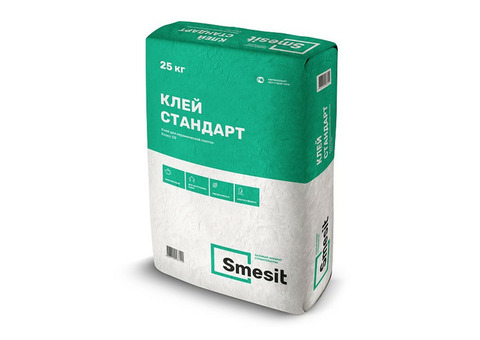 Клей для плитки Smesit Стандарт 25 кг