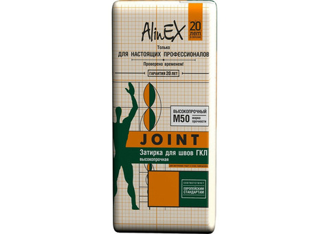 Затирка для швов гипсокартона Alinex Joint 5 кг
