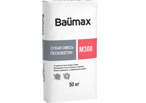 Пескобетон Baumax М-300 50 кг