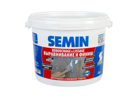 Финишпаста полимерная Semin Rebouchage & Lissage 4 кг