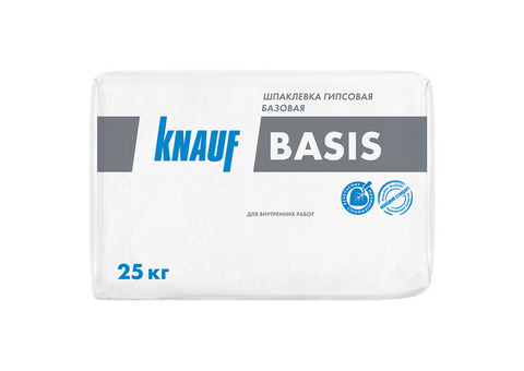 Шпаклевка гипсовая Knauf Базис стартовая 25 кг