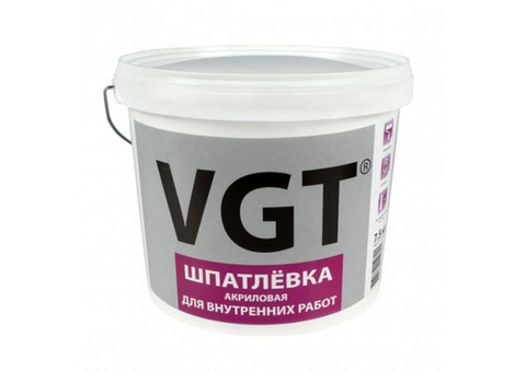 Шпатлевка для внутренних работ VGT 7,5 кг