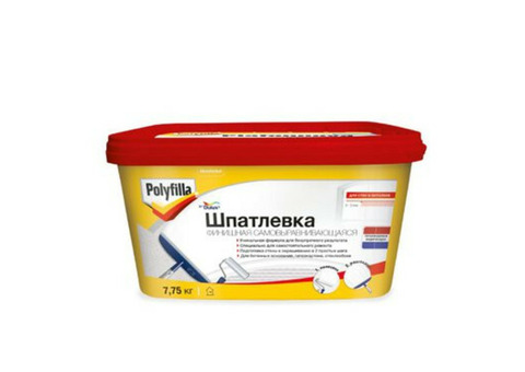 Шпатлевка самовыравнивающаяся для внутренних работ Dulux Polyfilla 7,75 кг