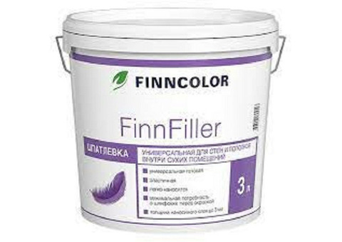 Шпатлевка финишная Tikkurila Finnfiller 3 л