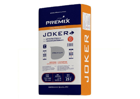 Универсальная гипсовая шпатлевка Premix Joker 25 кг
