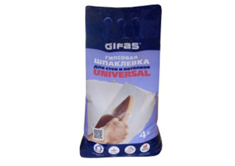 Шпаклевка гипсовая GIFAS Universal 4 кг