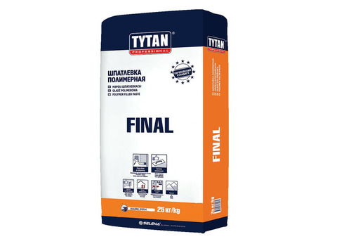 Шпатлевка финишная полимерная Tytan Final IKZB000062 25 кг