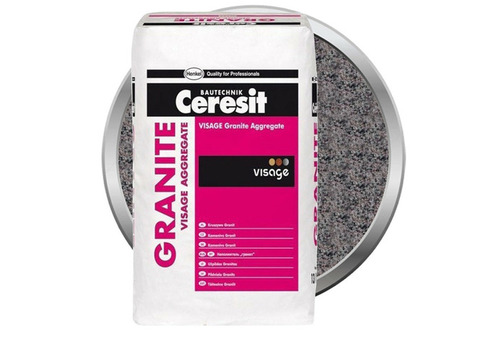 Наполнитель для декоративной штукатурки Ceresit CT 710 Visage Granite Aggregate Brasilia Rose 13 кг