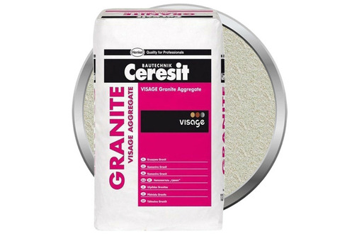 Наполнитель для декоративной штукатурки Ceresit CT 710 Visage Granite Aggregate Panama Cream 13 кг