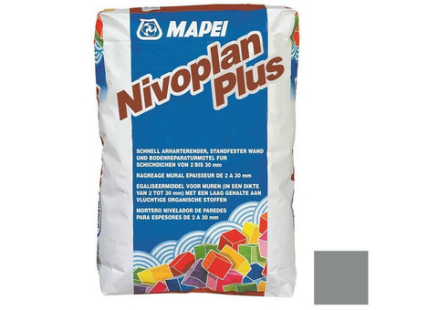 Штукатурка цементная Mapei Nivoplan Plus серая 25 кг