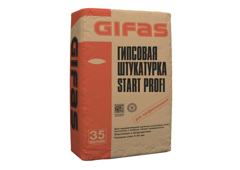 Штукатурка гипсовая GIFAS Start Profi 35 кг