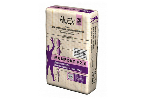 Штукатурка декоративная AlinEX Munfort 25 кг F2.0