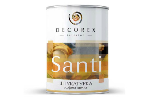 Штукатурка декоративная Decorex Santi 3,7 кг эффект шелка