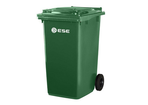 Контейнер пластиковый для мусора Ese 240 л зеленый