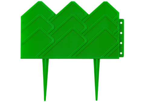 Бордюр декоративный Grinda 422221-G для клумб зеленый