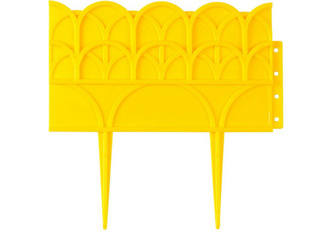 Бордюр декоративный Grinda 422223-Y для цветников желтый
