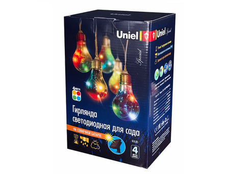 Садовая гирлянда Uniel Special USL-S-126/PT4000 Bulbs на солнечной батарее