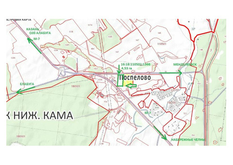 Земельный участок на федеральной дороге М-7