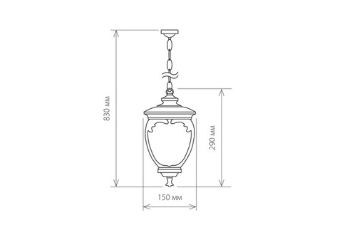 Светильник садово-парковый Elektrostandard Andromeda H GLYF-8024H Е27 60 Вт черное золото